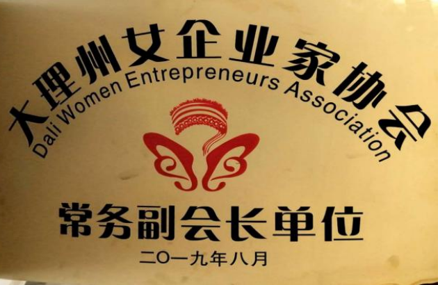 大理州女企业家协会---常务副会长单位